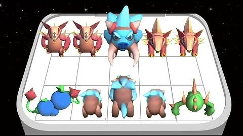 Max Level Gameplay In Merge Monster Evolution Game