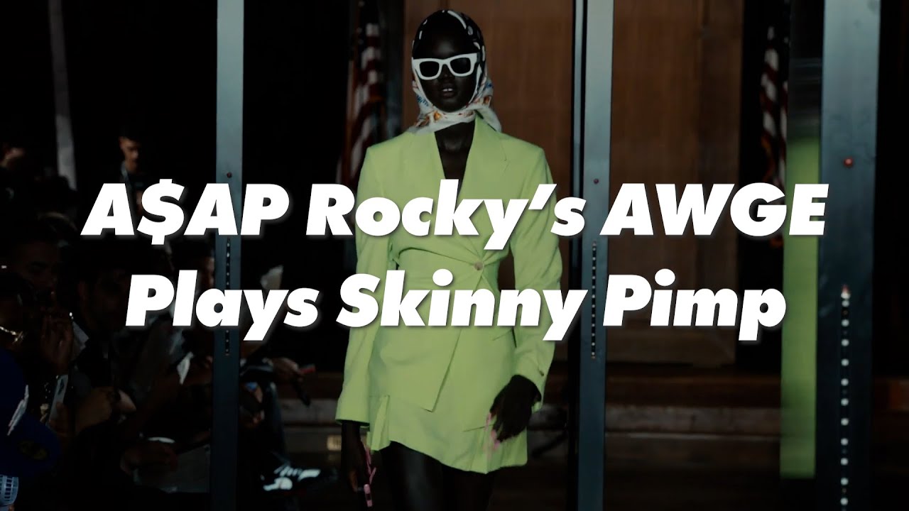 A$AP Rocky’s AWGE plays 90’s Memphis legend Skinny Pimp @ Paris Fashion Week 2026