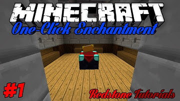 Simple Redstone! - One Click Enchantment!