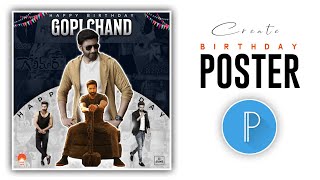 Make Birthday Poster In Mobile || Gopichand CDP || Cherry Editing Zone screenshot 2
