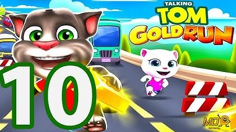 Talking Tom Gold Ru‪n‬ - Gameplay Walkthrough Part 10 - iOS, Android