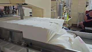 Double deck napkin paper folding machine #napkinmachine #packaging
