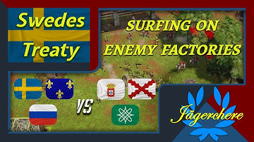 PLAYING EVERYWHERE WITH THE MOST ANNOYING UNIT | 3v3 Treaty with Swedish | AOE III: DE