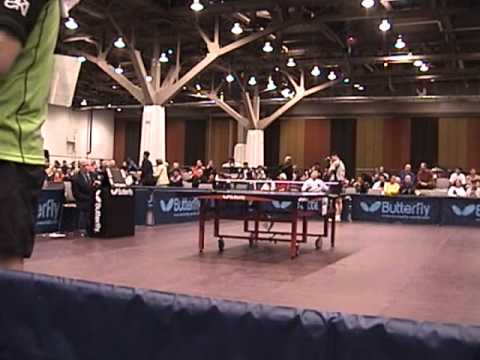 Barney Reed vs Han Xiao- Mens Table Tennis Team Trial - Unedited Digital Camera