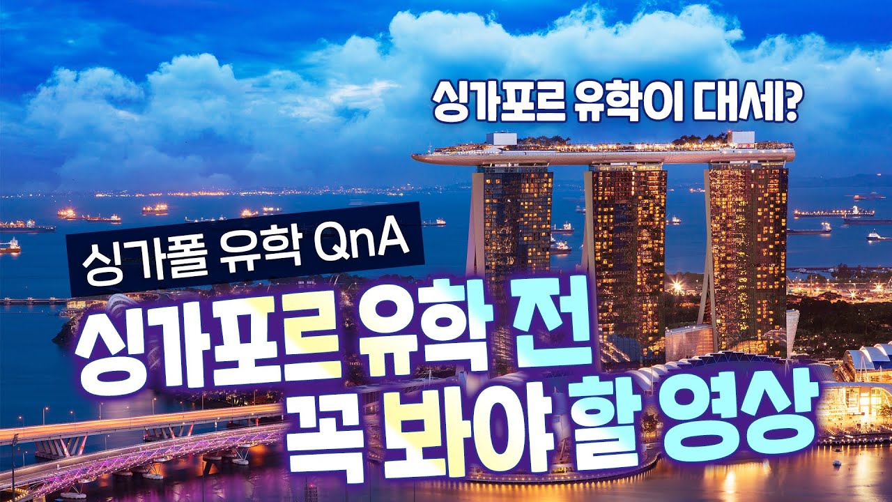 [싱가폴 유학]싱가포르 국립 중학교, 고등학교(로컬) 유학가는 이유?  (Feat. 중/고등학교 싱가폴 졸업생,  싱가포르 국립대 출신)