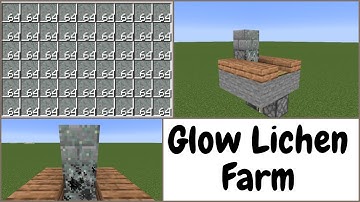 Easiest Glow Lichen Farm! - 1.17 Minecraft Tutorials