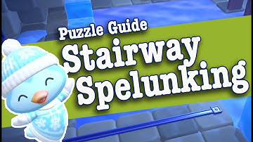 Stairway Spelunking Puzzle Guide - Log Fireplace | Hello Kitty Island Adventure - Snow Village
