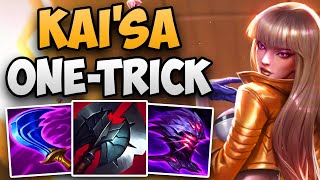 THIS CHALLENGER KAI'SA ONE-TRICK IS INCREDIBLE! | CHALLENGER KAI'SA MID GAMEPLAY | Patch 14.8 S14