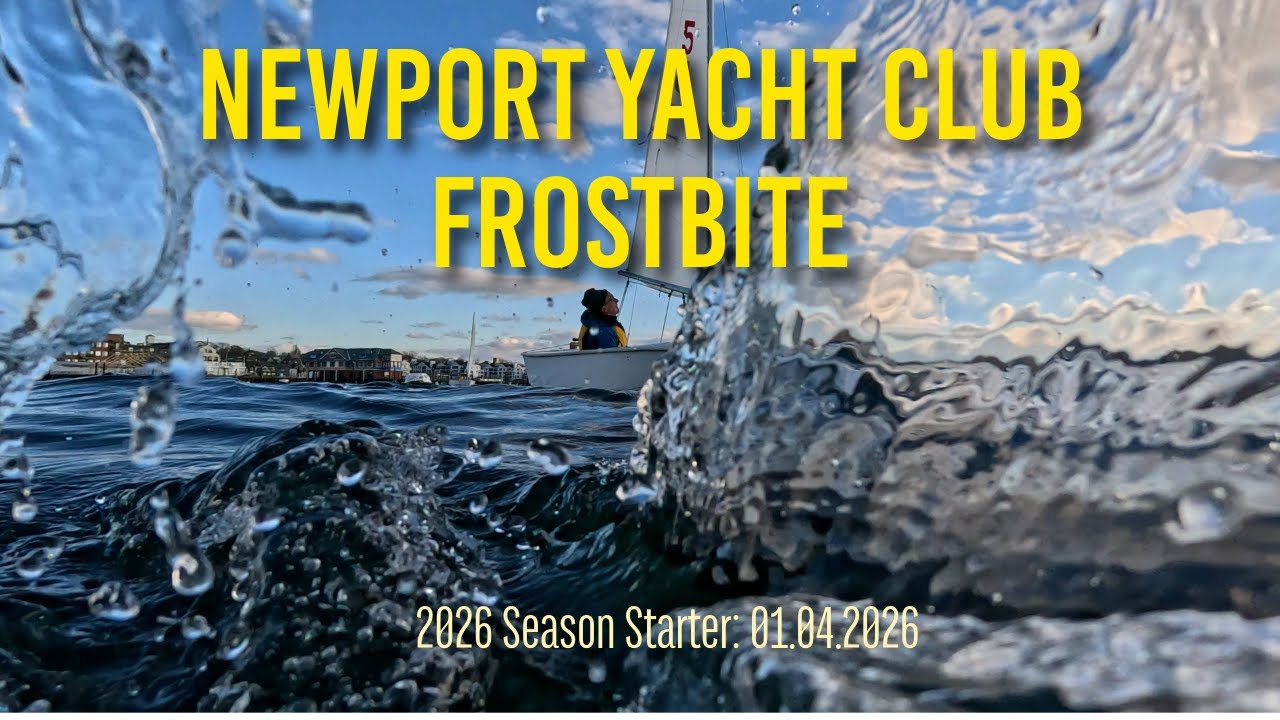 ⁣Newport Yacht Club Frostbite Racing: The Season Starter