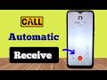 Redmi mobile automatic call receive problem - Auto receive calls setting in redmi note 7s