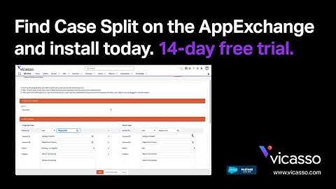 Handle Multiple Customer Issues with Case Split