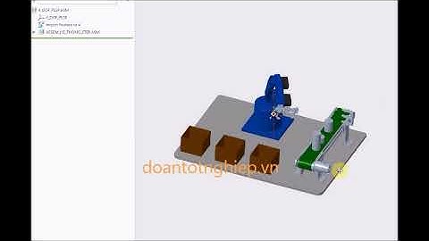 đồ án Thiết kế cánh tay robot 4 bậc tự do phân loại sản phẩm