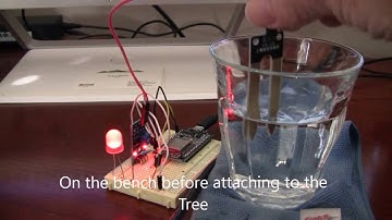 Christmas Tree Water Sensor with LED and MQTT