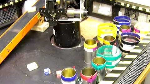 Scorbot ER-V using a webcam