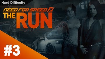 NISSAN GTR VS NIKKI & MILA !!! - NEED FOR SPEED THE RUN Walkthrough Hard Mode Part 3