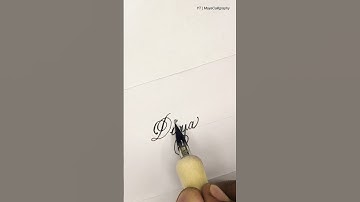 Divya in calligraphy | Comment Your Name #calligraphy #handwriting #shorts #shortsfeed