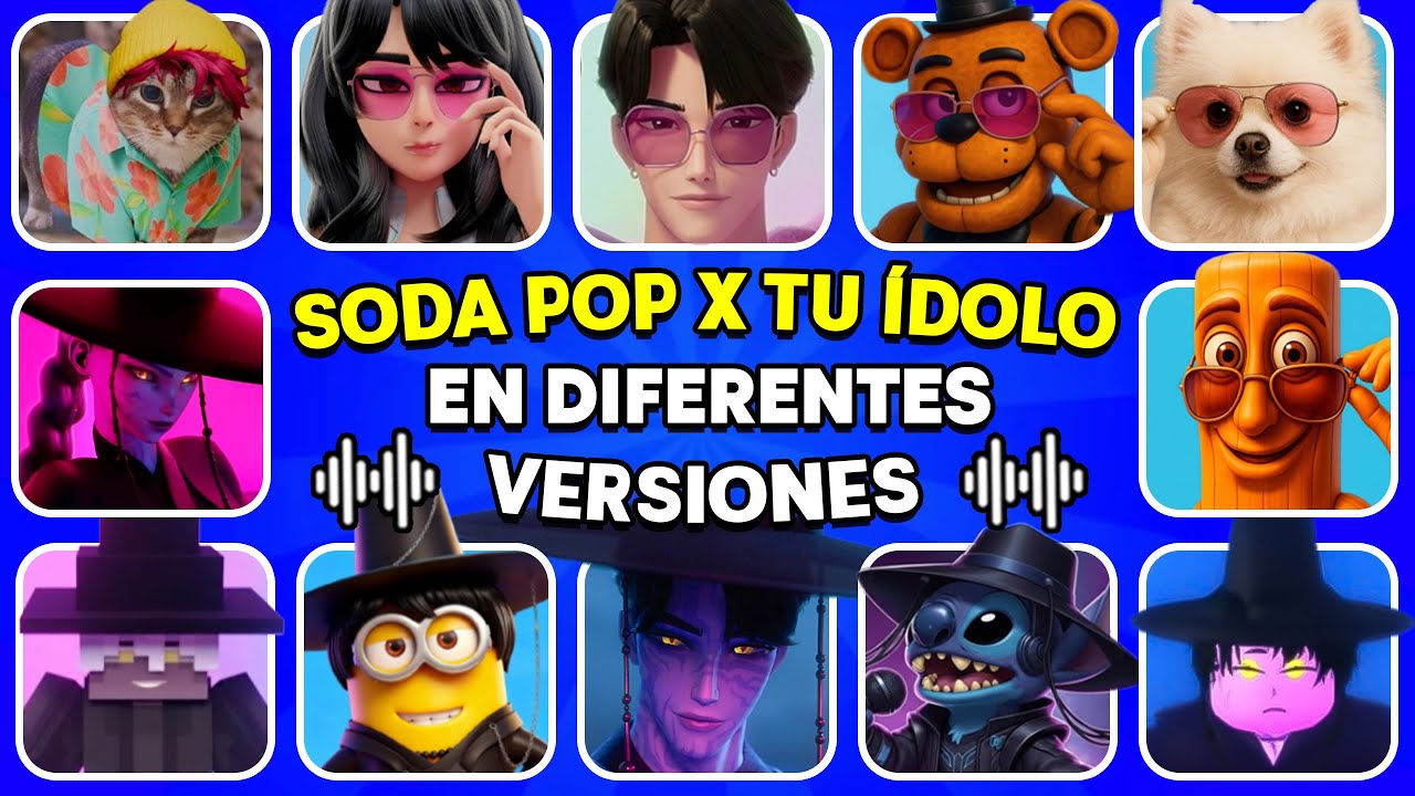 La Canción YOUR IDOL X SODA POP🎵✨de SAJA BOYS En Diferentes VERSIONES❤️Adivina La Canción💖