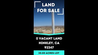 0 Vacant Land Hinkley, CA 92347 #shorts