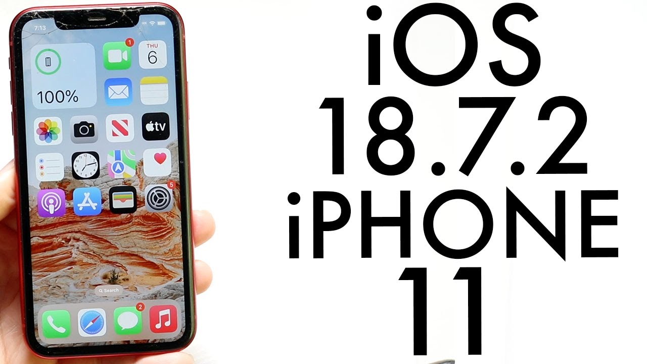 【iOS 18.7.2】iPhone 11 レッド 64GB Apple iPhone 11 64GB Unlocked Smartphone (Red) - Good | Small Dot