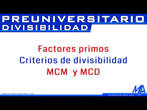 Divisibilidad | Curso preuniversitario
