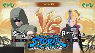 Shino Aburame vs Boruto Karma ||Naruto X Boruto Strom Connections #naruto