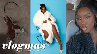 VLOGMAS: THE SAGA CONTINUES…GRWM + MY FIRST HOLIDAY SHOOT | NATASHA S.