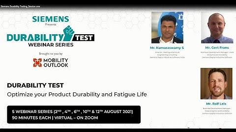 Webinar 2 : Optimise Your Product Durability And Fatigue Life