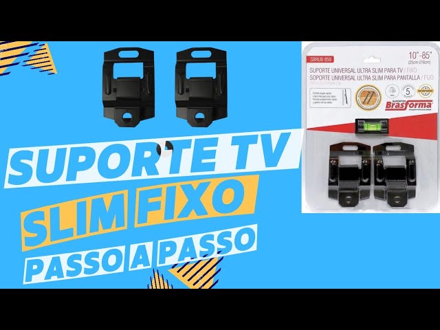 Suporte TV Fixo Ultra Slim Painel Parede LED SmartTV 32-65 - Carneiro