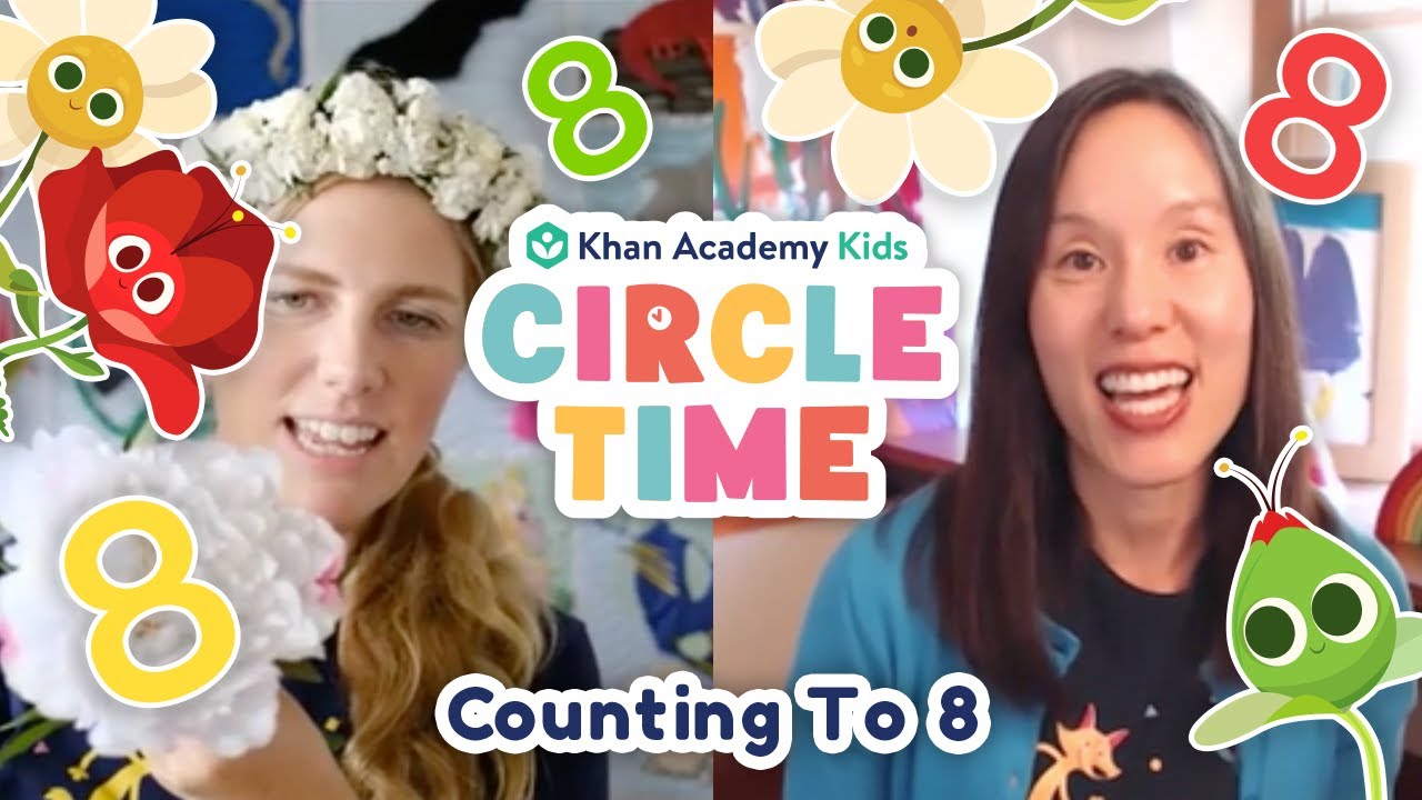 Counting To 8 | Flower Fun Storytime | Making A New Friend | Circle Time with Khan Academy Kids