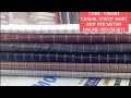 CODE : VS0052 # MEDIUM SIZE CHECKS # POLY COTTON SHIRT # WRINKLE FREE FABRIC # CASUAL WEAR SHIRTS.