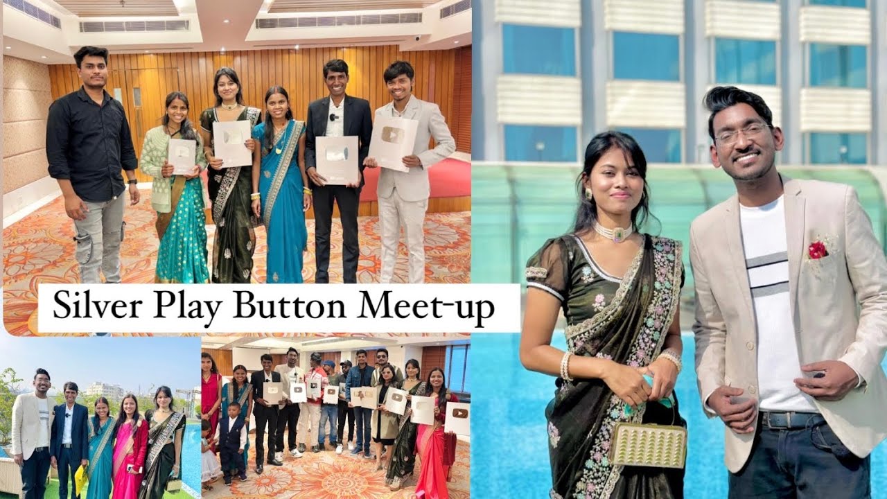 Silver Play Button Meet-up 😊 || All YouTuber Achievements silver Play Mutton Meet-up ||