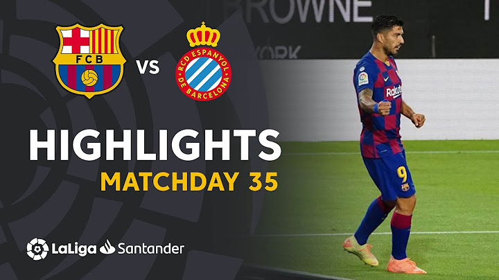 Highlights FC Barcelona vs RCD Espanyol (1-0)