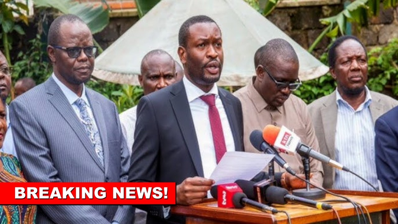LIVE: Edwin Sifuna addressing The Nation Now after  Oburu fired him as ODM SG!