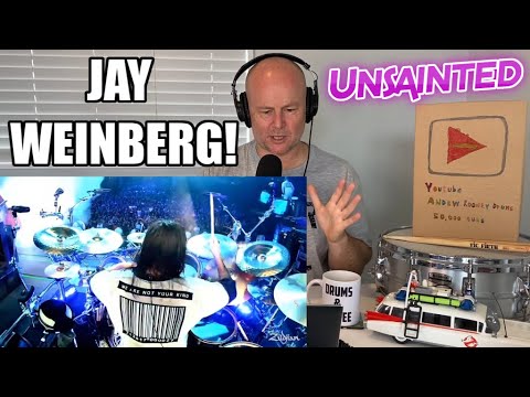 Drum Teacher Reacts: Zildjian Performance - Jay Weinberg Plays Unsainted