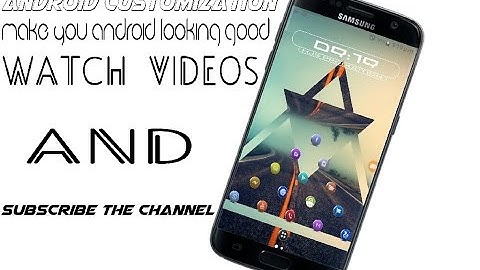 Android home screen customization(2017)