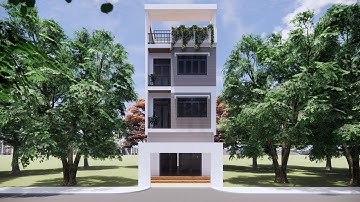 Revit Architecture - Video 2 - Dựng tường cửa lầu 1