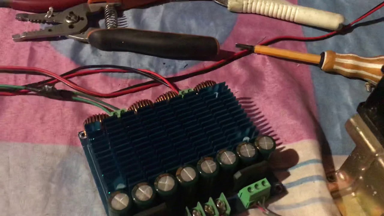 Tda8954 prueba de amplificador estéreo