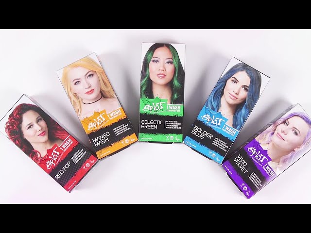  Splat 1 Wash Temporary Hair Dye (Eclectic Green) : Beauty &  Personal Care