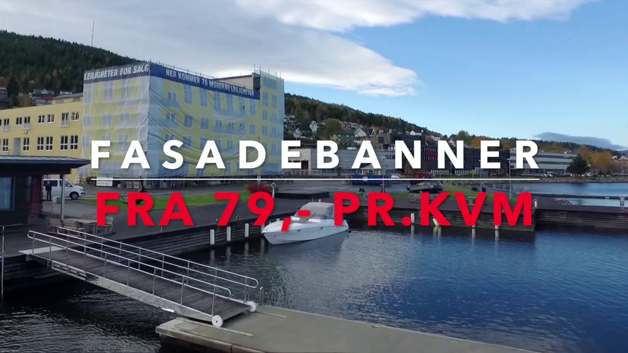 Sommerkampanje på reklame banner 2020