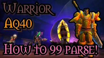 WOW Classic Warrior - How to parse higher in AQ40