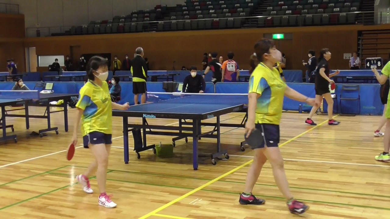 第9回全国ベテランオープン卓球ぐんま大会　女子複100歳代優勝組戦