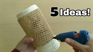 Cam Kavanozlar İle Yapilabi̇lecek 5 Hari̇ka Fi̇ki̇r Make 5 Great Ideas With Gl Jars