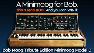 A Minimoog for Bob: Enter to Win Serial #001 Bob Moog Tribute Edition Minimoog Model D!