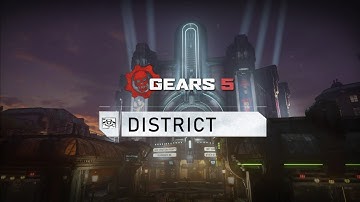 GEARS 5 Multiplayer - District Multiplayer Map Flythrough!