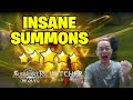 His first ld5 insane summons session  ld5 the witcher nat5s and more nat5s summoners war