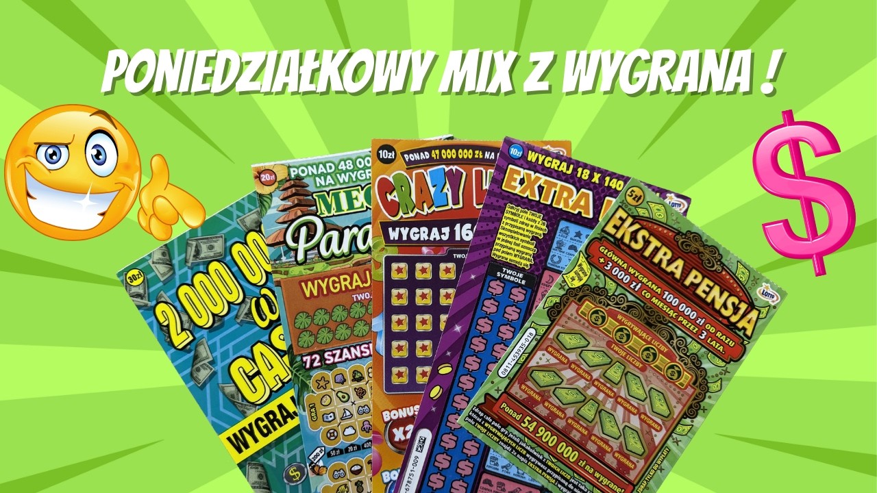 ZDRAPKI LOTTO 🍀 TYM RAZEM 2 MILIONY W CASHU💥  MIX ZA 75ZŁ ! 💸 #zdrapki #lottery #lotto #win #wygrana