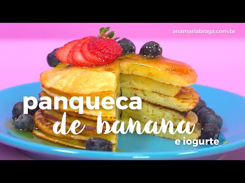 PANQUECA DE BANANA E IOGURTE | ANA MARIA BRAGA
