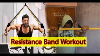 تمارين الجسم كامل بحبل المقاومة Resistance Band Workout 2021...(At Home Workout)