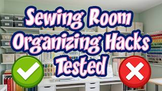 Sewing Room Organizing Hacks Tested | The AllBrands Show