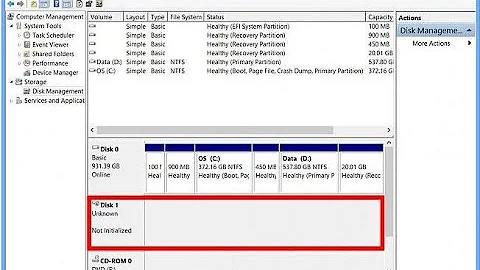 How to Fix “Disk 1 Unknown, Not Initialized” under for Windows 10